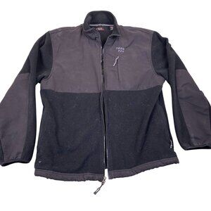 Izod Mens Jacket Large PerformX Black Full-Zip100% Polyester Outdoors Colorblock